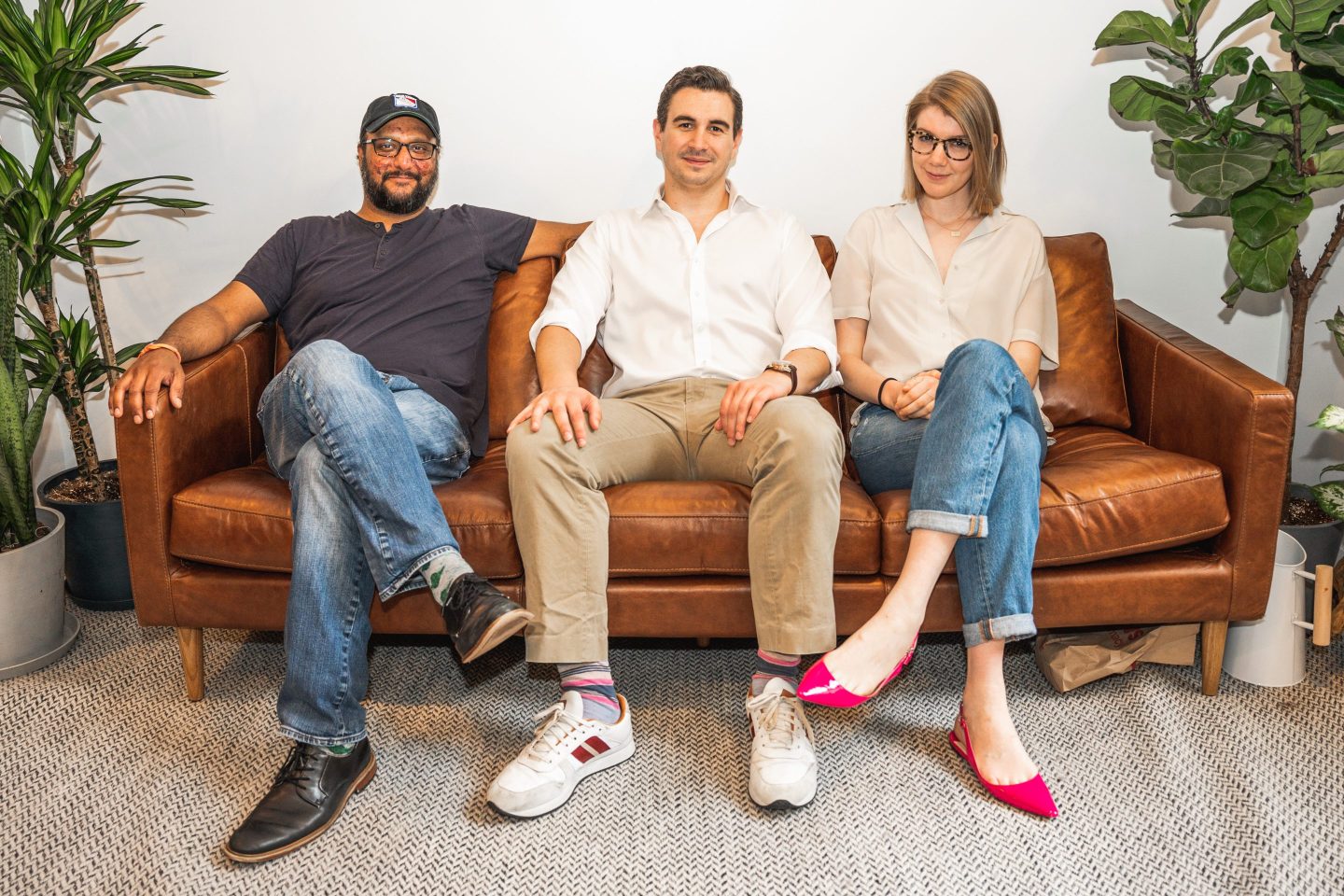 Floor cofounders (left to right): Siddhartha Dabral, Chris Maddern, and Christine Hall.