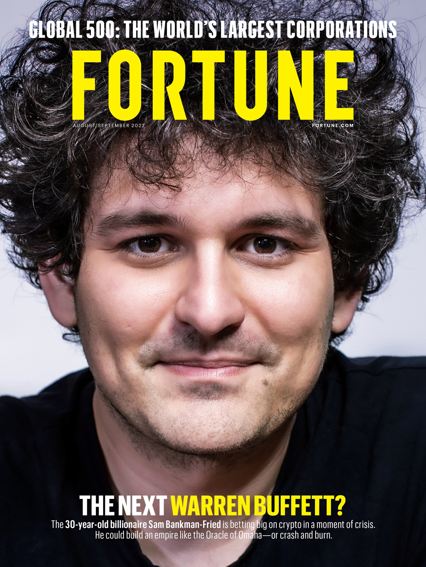 Fortune's August/September 2022 cover with Sam Bankman-Fried.