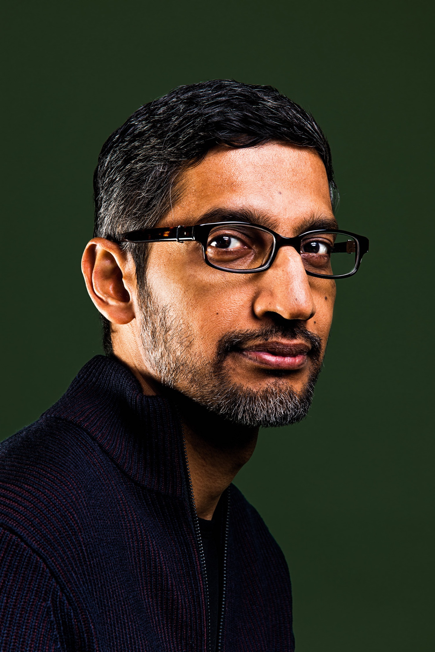 Sundar Pichai photographed at Google in Mountain View, CA on January 9, 2020.